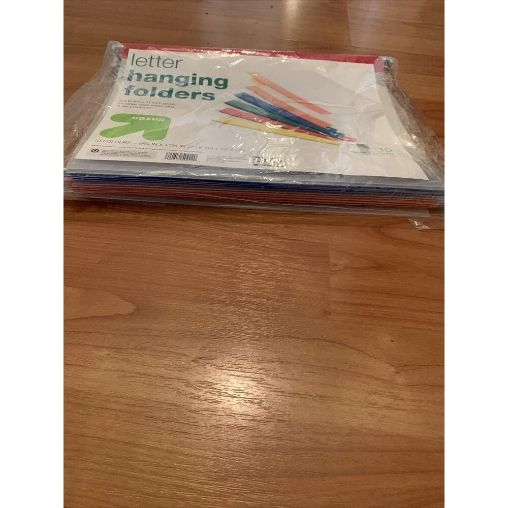 Up & Up Hanging File Folders 10 Count 8 1/2 X 11 Inch
